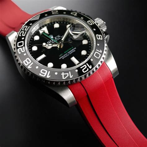 rolex gmt master ii red strap